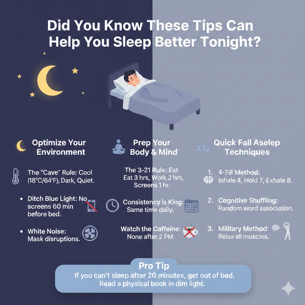 Did You Know These Tips Can Help You Sleep Better Tonight?