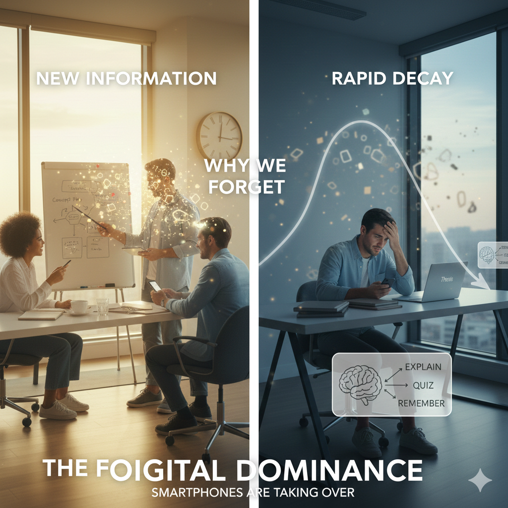 Why Do We Forget Things We Just Learned?